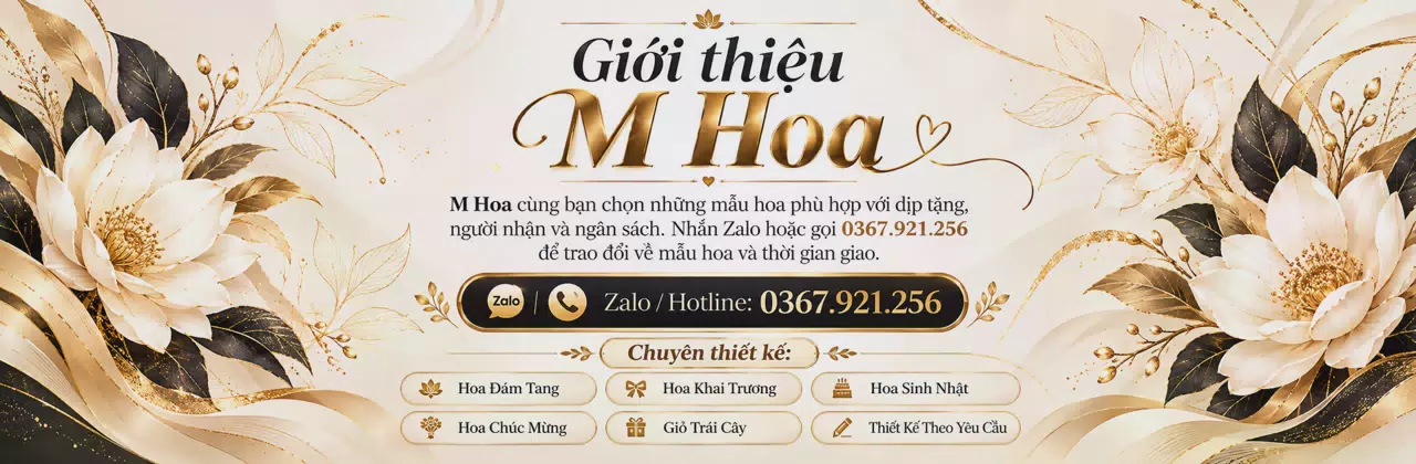 Ảnh bìa Shop hoa tươi Xã Trà Cú Vĩnh Long - Thêm sắc hoa cho ngày vui